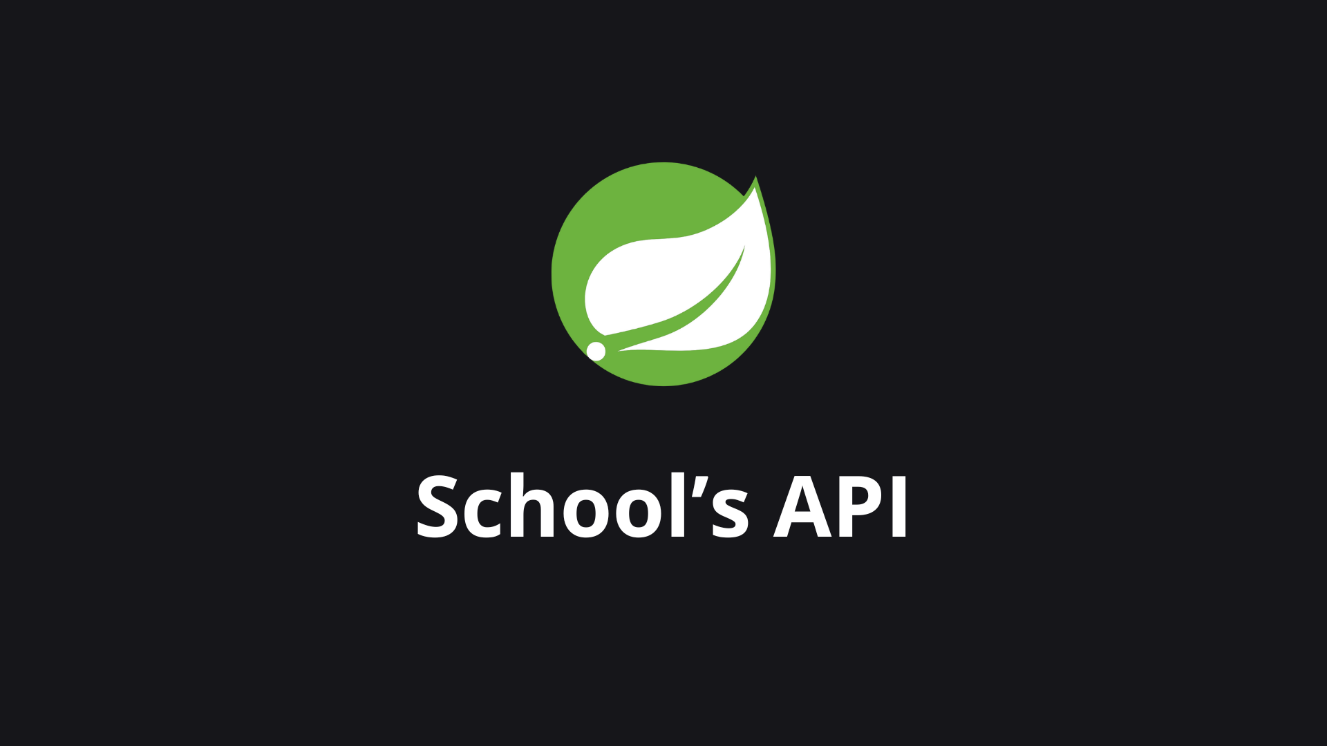 School's API